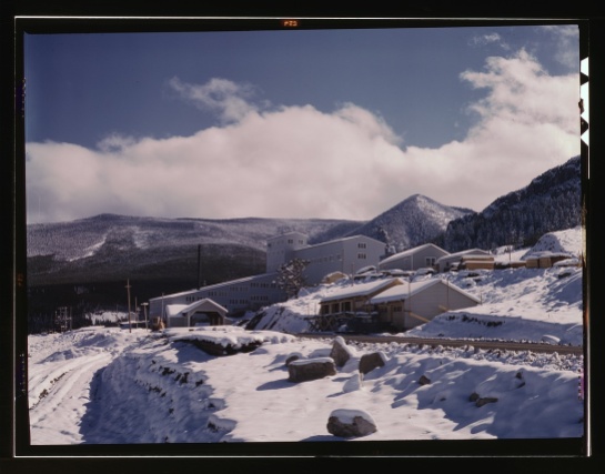 First snow of the season in the foothills of the Little Belt Mountains, Lewis and Clark National Forest, Meagher County, Montana, August 1942. Photo by Russell Lee, (FSA)/Office of War Information (OWI), courtesy Library of Congress Prints and Photographs Division Washington, D.C., Farm Security Administration/Office of War Information Color Photographs Collection. http://www.loc.gov/pictures/item/fsa1992001481/PP/